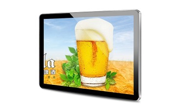 圓角掛壁智能廣告一體機